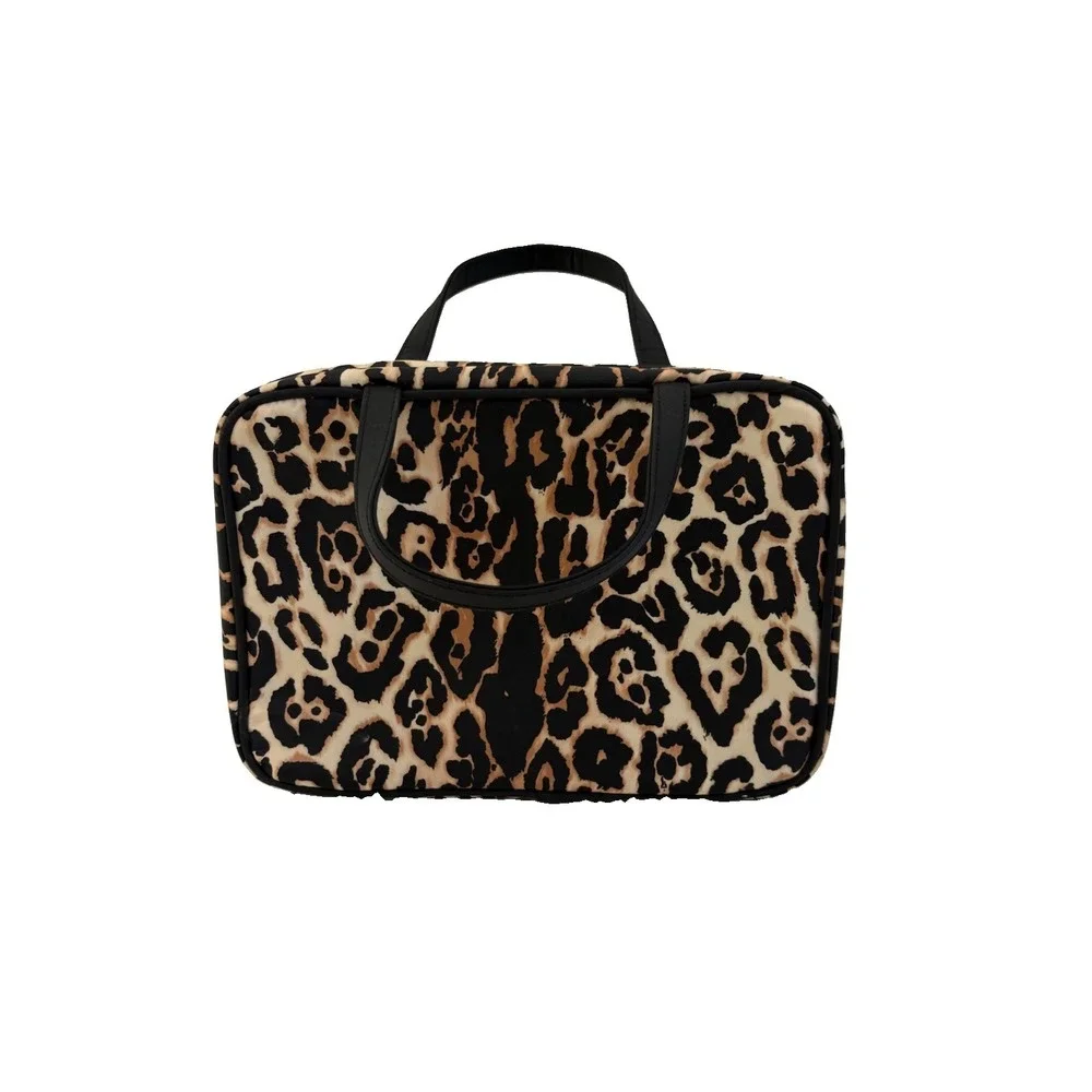 VICTORIA'S SECRET Bag Leopard Hanging Train Travel Case Cheetah Jetsetter Y2K